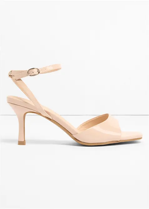 Sandales &agrave; talon et brides, bonprix