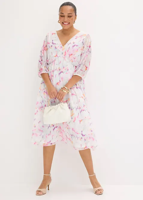 Robe en jersey mesh d&eacute;licat, bonprix