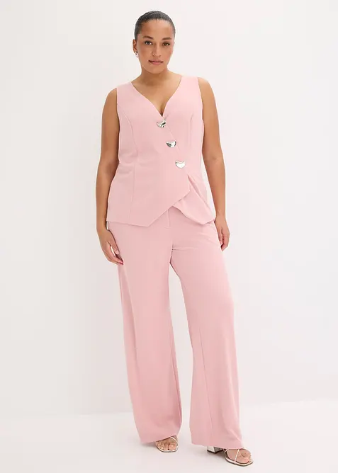 Blazer sans manches avec boutons d&eacute;coratifs, bonprix