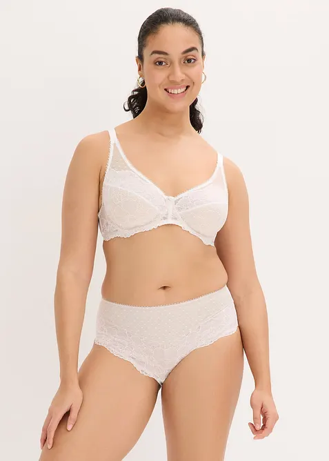 Slip maxi avec dentelle, bonprix