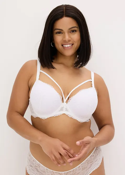Soutien-gorge &agrave; coques en dentelle, bonprix