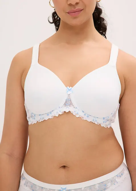 Soutien-gorge minimiseur &agrave; broderies, bonprix