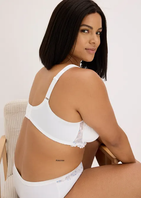 Soutien-gorge minimiseur &agrave; broderies, bonprix