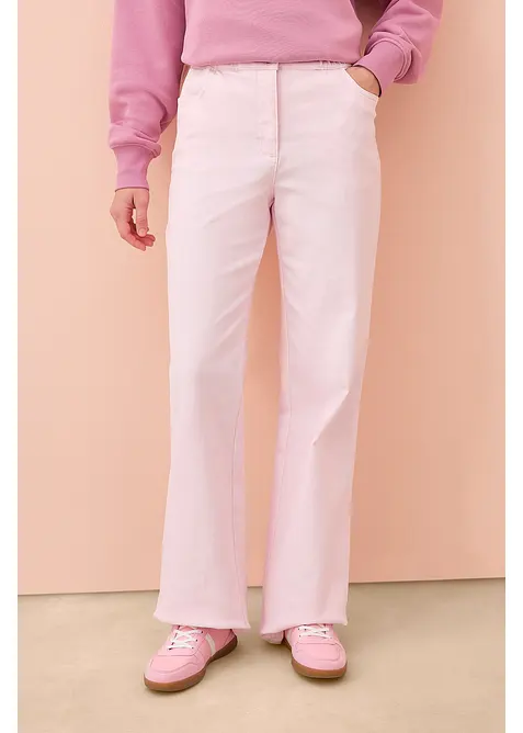 Palazzo-Hose mit Bequembund, High-Waist, bonprix