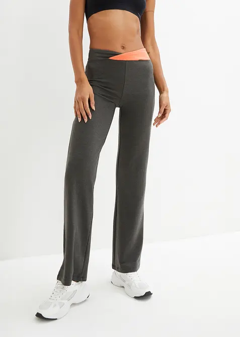 Baumwoll-Sporthose, Bootcut (2er Pack), bonprix