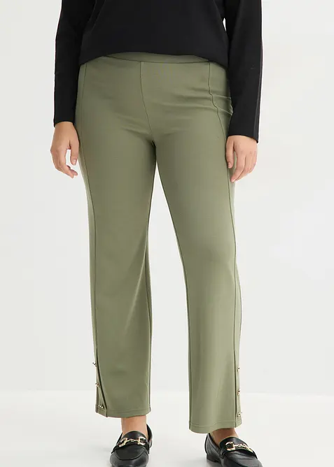 Jersey-Hose aus Punto di Roma, bonprix