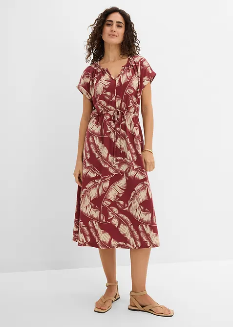 Jerseykleid aus flie&szlig;endem Viskose-Mix, bonprix