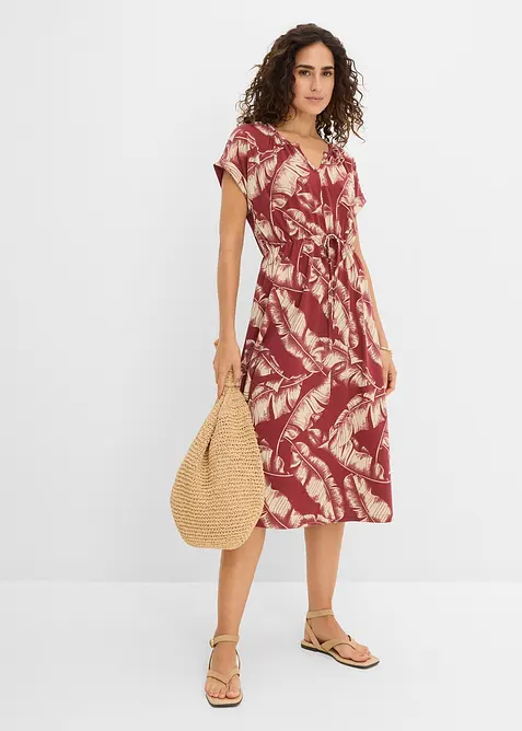 Jerseykleid aus flie&szlig;endem Viskose-Mix, bonprix