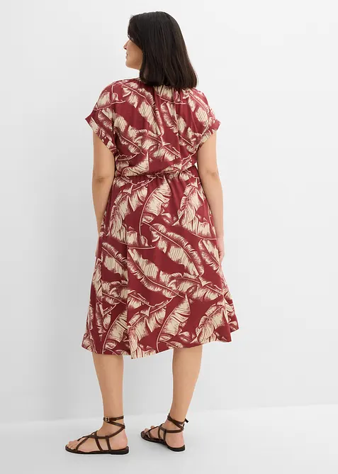 Jerseykleid aus flie&szlig;endem Viskose-Mix, bonprix