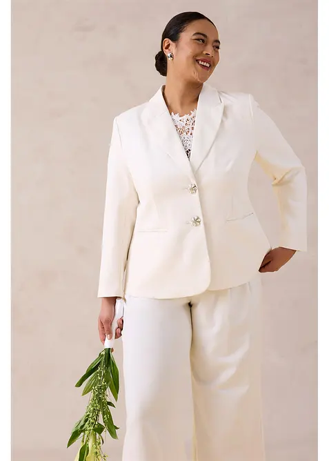 Blazer &agrave; boutons d&eacute;coratifs, bonprix