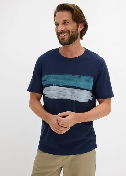 Lot de 2 T-shirts 100% coton, bonprix