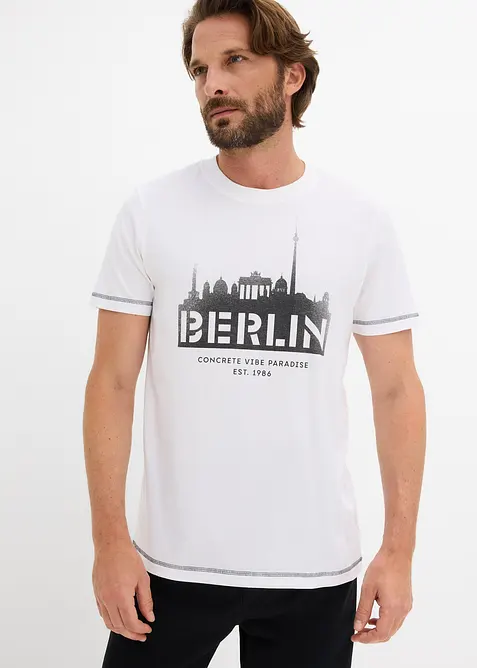 T-Shirt aus reiner Bio-Baumwolle, bonprix
