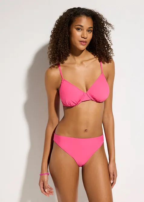 Haut de maillot &agrave; armatures et fronces lat&eacute;rales, bonprix