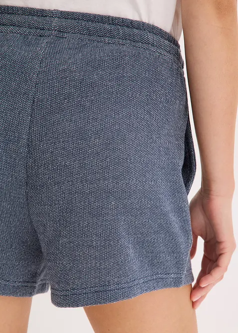 Short en sweat aspect jean, bonprix