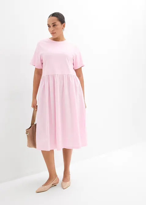 Midikleid aus reiner Baumwolle, bonprix