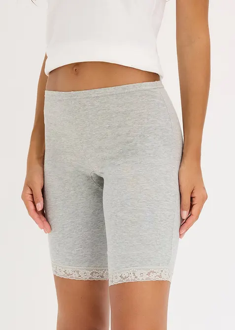 Boxers femme longs en mati&egrave;re douce, bonprix