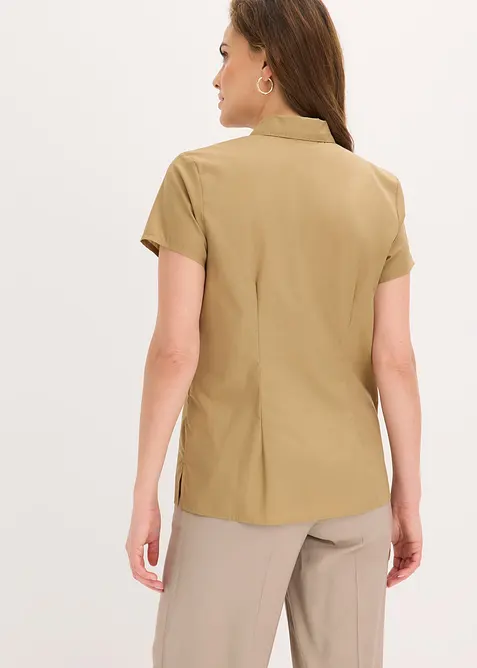 Kurzarmbluse aus Popeline, bonprix