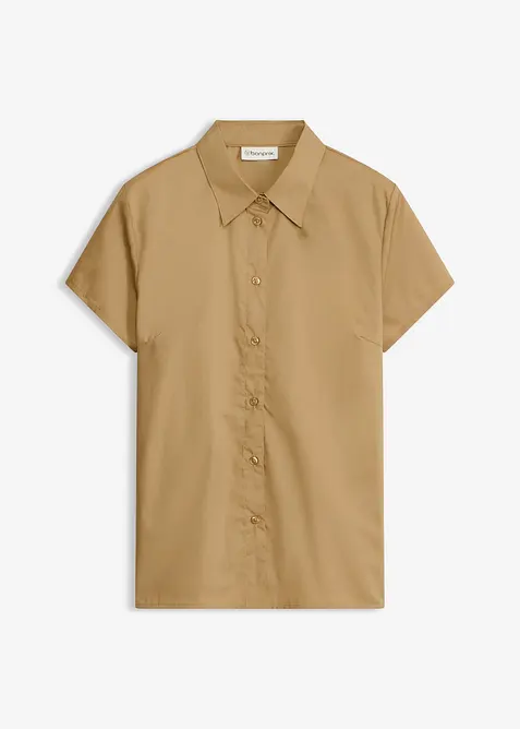 Kurzarmbluse aus Popeline, bonprix