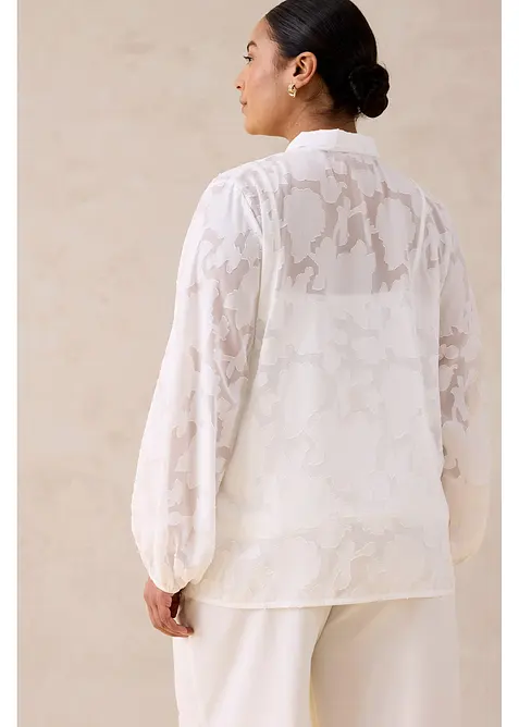 Schlupfbluse mit Stickerei, bonprix