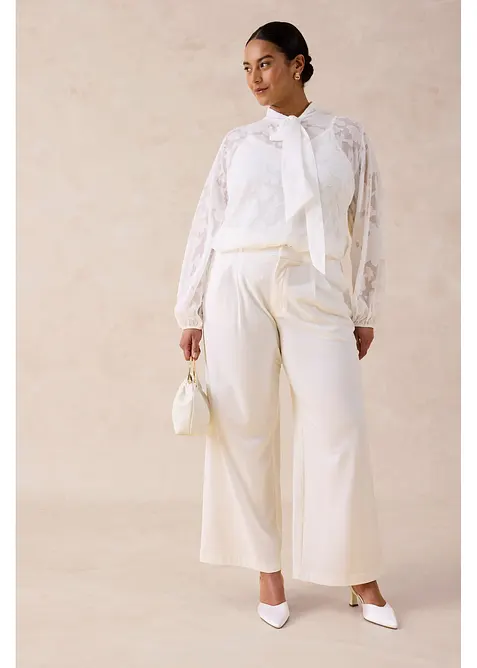 Schlupfbluse mit Stickerei, bonprix