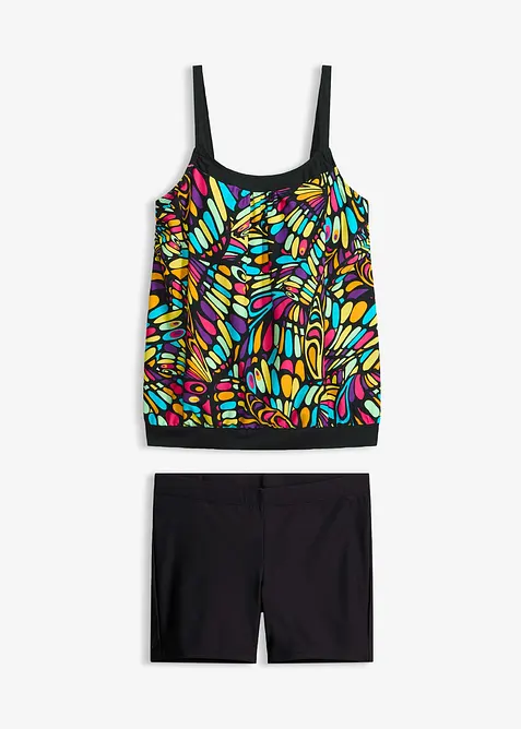 Oversize-Tankini mit Baderadler (2-tlg.Set), bonprix