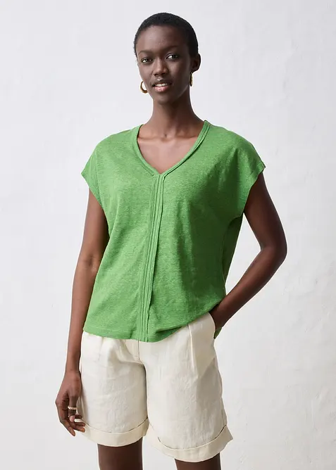 Shirt aus reinem Leinen, bonprix