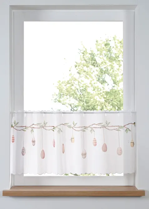 Scheibengardine mit Oster Motiv, bonprix