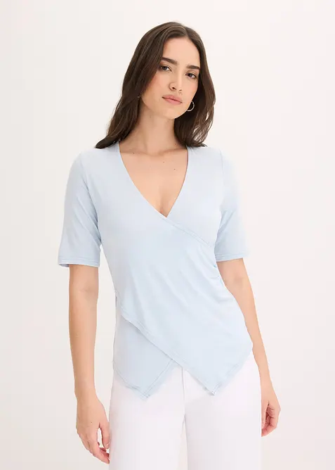 T-shirt doux en viscose extensible, bonprix