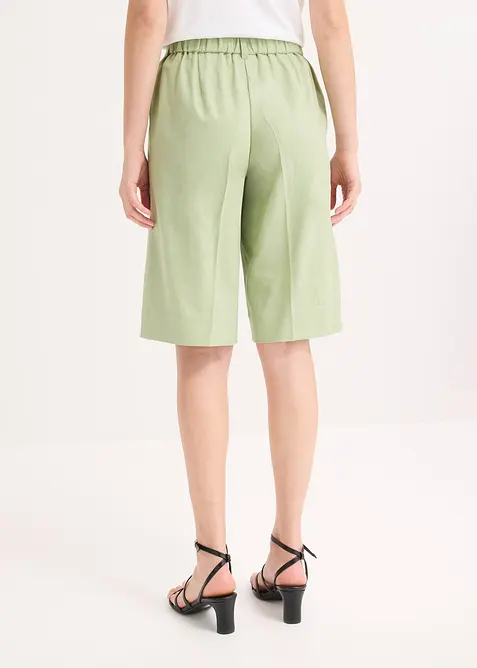 Bermuda en lin m&eacute;lang&eacute;, bonprix