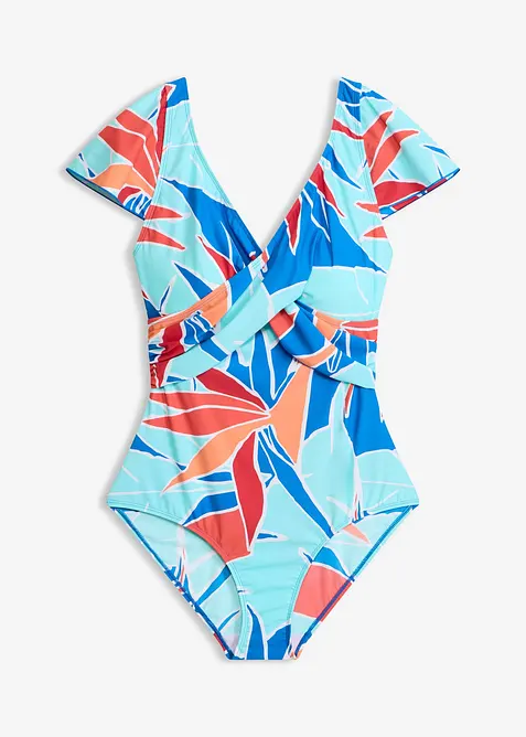 Light Shape-Badeanzug mit Wickeloptik, bonprix