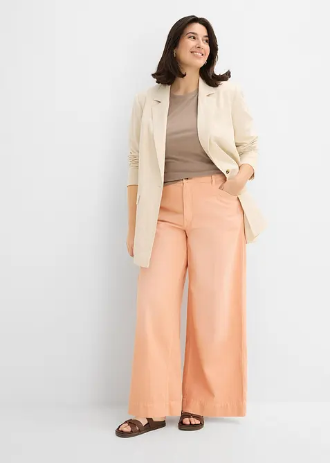 Jean large taille haute, bonprix