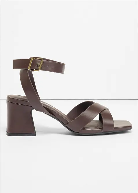 Sandaletten mit Blockabsatz, bonprix