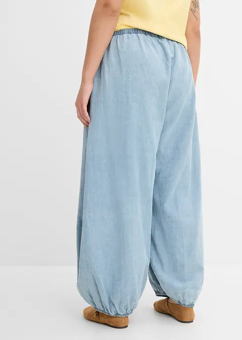 Pantalon sarouel l&eacute;ger, bonprix