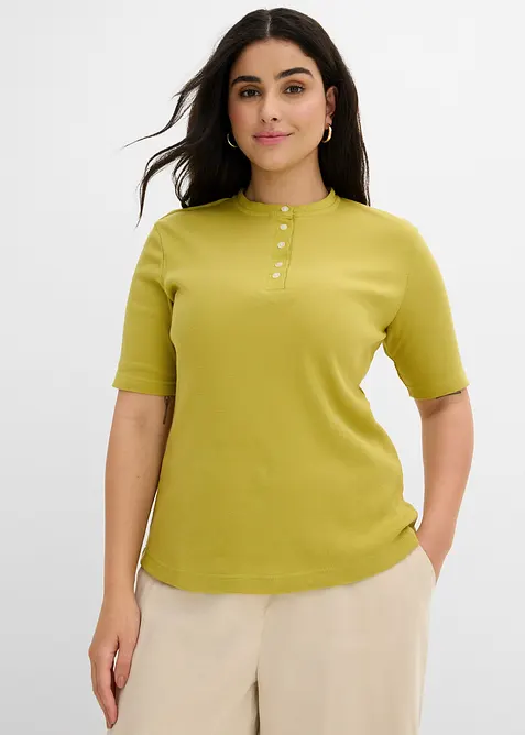 Rippshirt aus reiner Bio-Baumwolle, bonprix