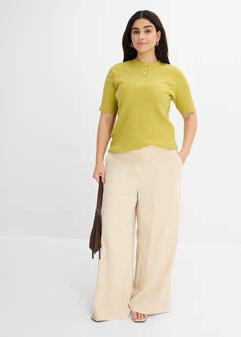 Rippshirt aus reiner Bio-Baumwolle, bonprix