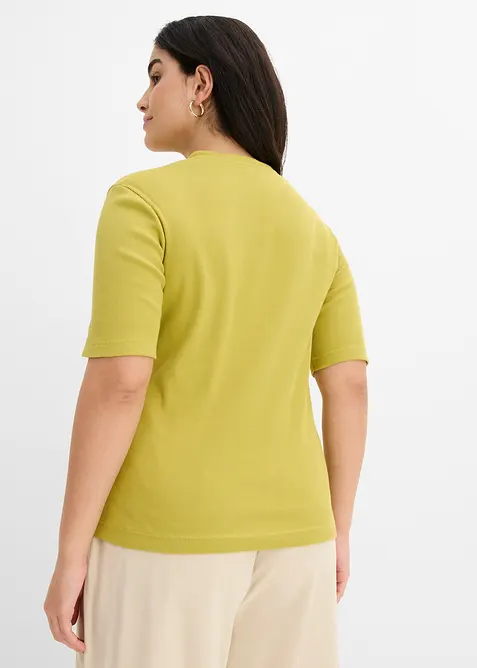 Rippshirt aus reiner Bio-Baumwolle, bonprix