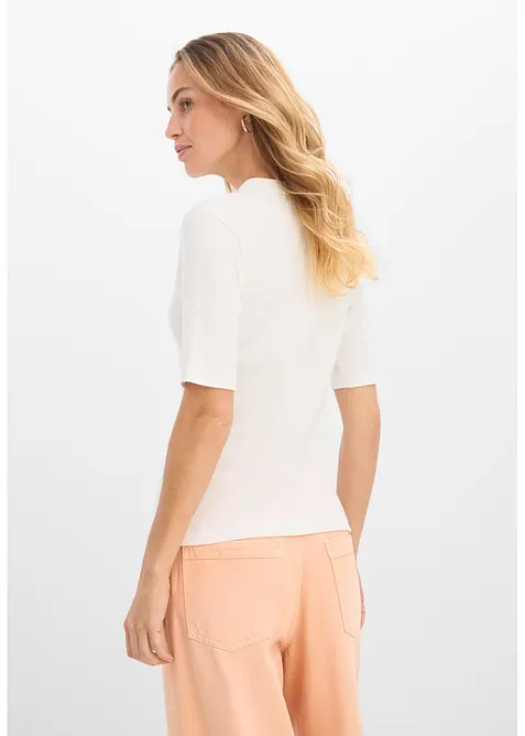 Rippshirt aus reiner Bio-Baumwolle, bonprix