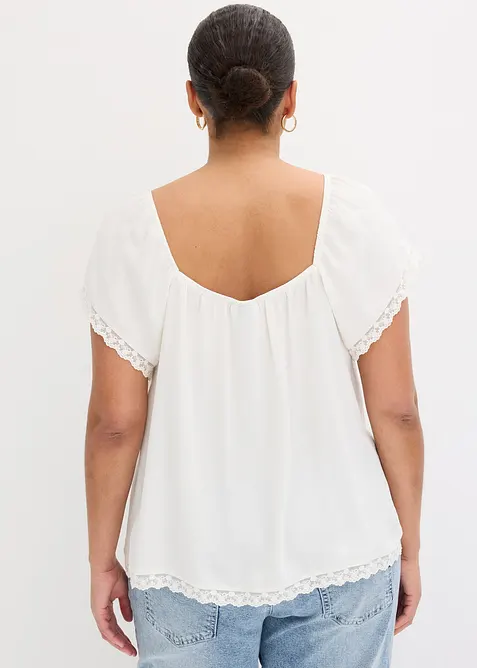 Top blouse en cr&ecirc;pe l&eacute;g&egrave;re, bonprix