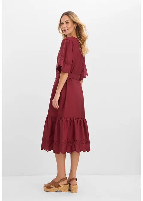 Midikleid aus reiner Baumwolle, bonprix