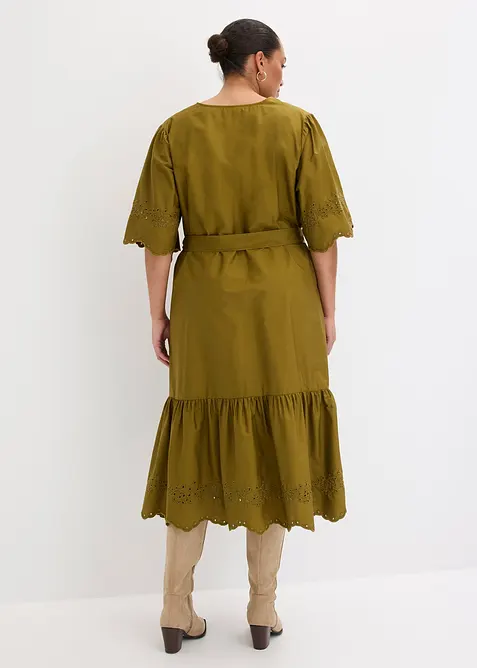 Midikleid aus reiner Baumwolle, bonprix