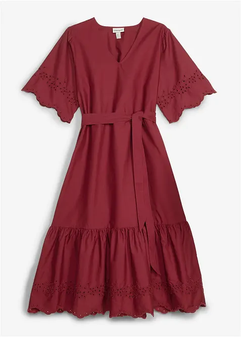 Midikleid aus reiner Baumwolle, bonprix