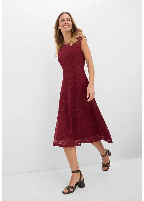 Ausgestelltes Spitzenkleid, bonprix