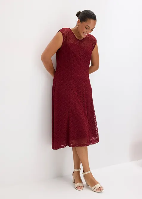 Ausgestelltes Spitzenkleid, bonprix