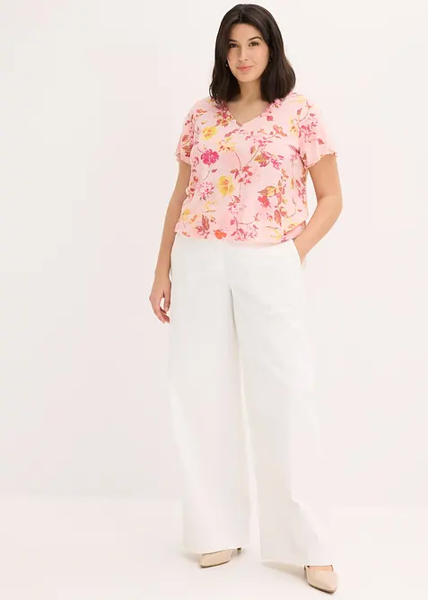 T-shirt &agrave; imprim&eacute; floral, bonprix