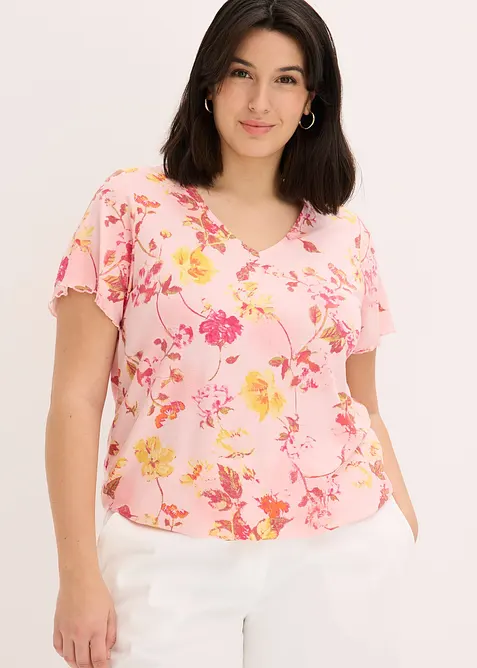T-shirt &agrave; imprim&eacute; floral, bonprix