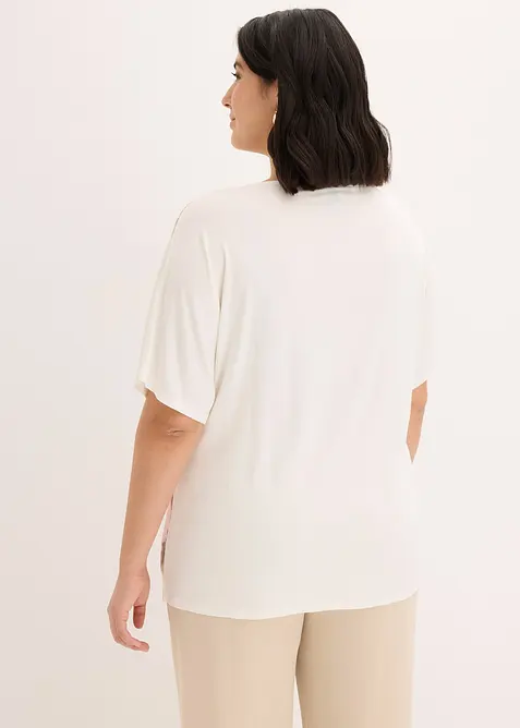 T-shirt doux en viscose extensible, bonprix