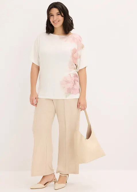 T-shirt doux en viscose extensible, bonprix