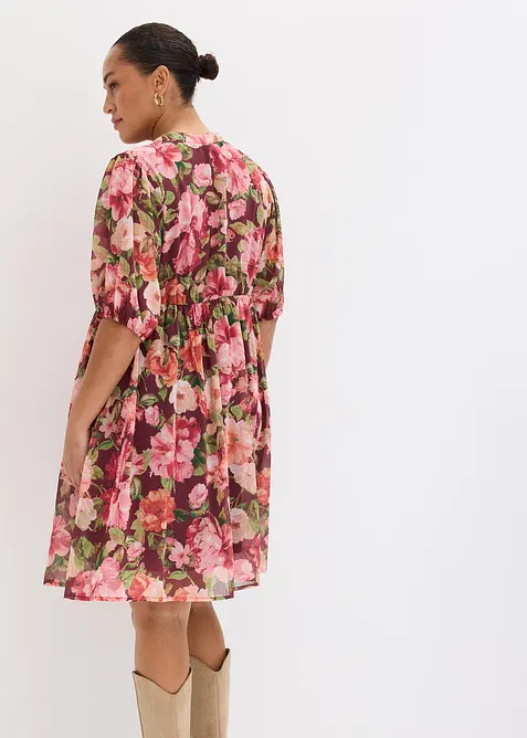 Robe-tunique &agrave; dentelle, bonprix