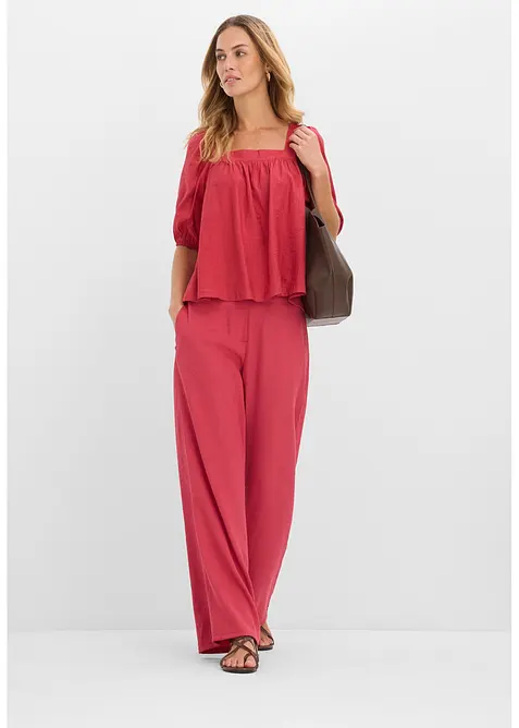 Bluse aus strukturiertem Crinkle, bonprix