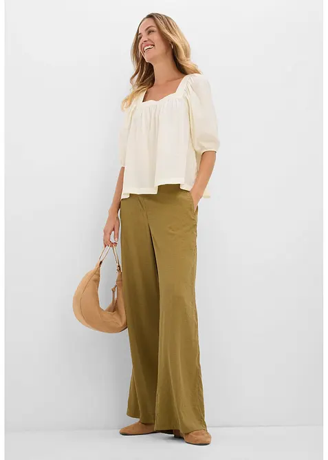 Bluse aus strukturiertem Crinkle, bonprix